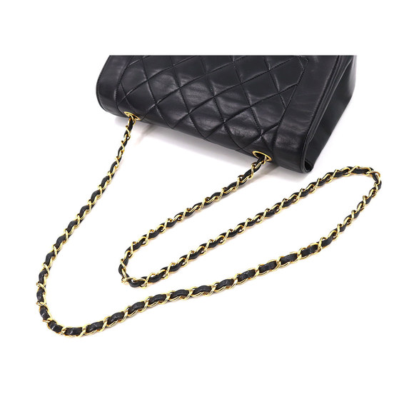 Chanel Matelasse Chain Shoulder Bag Leather Black Gold Metal Fittings - Picture 5 of 9